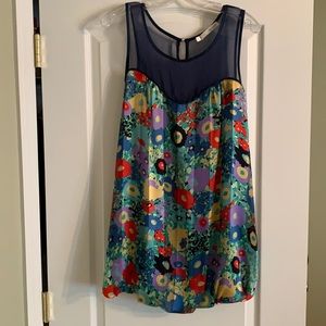 Myne silk floral dress - size s